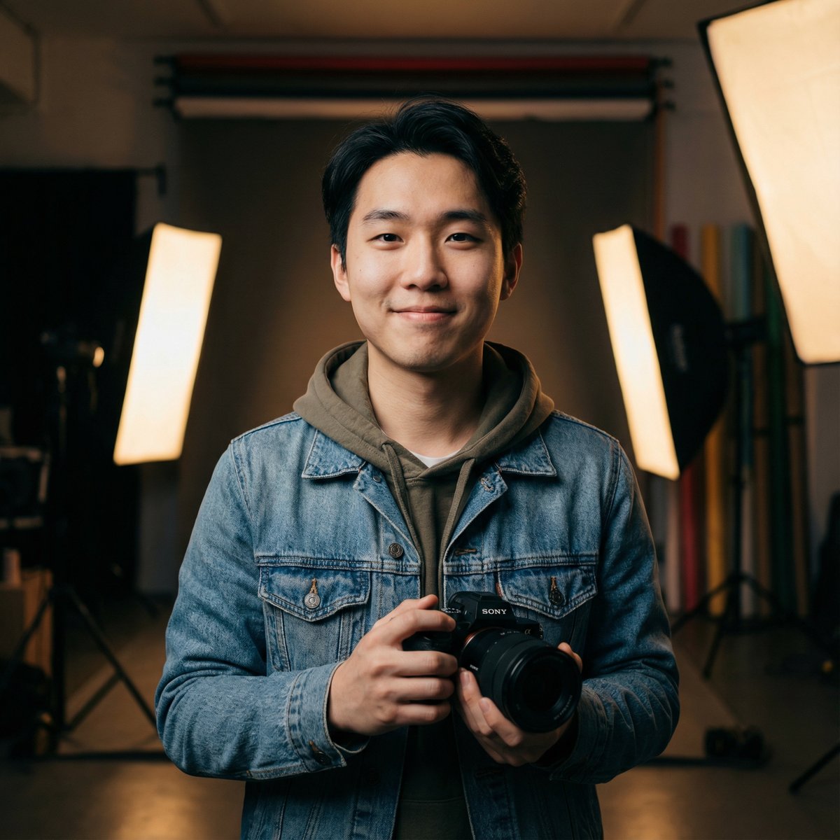 妈妈儿子家庭游戏节目视频摄影师